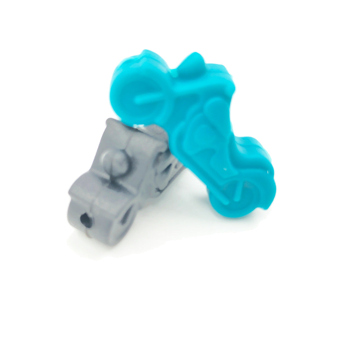 Cuentas de motocicleta de silicona de 100 piezas al por mayor.